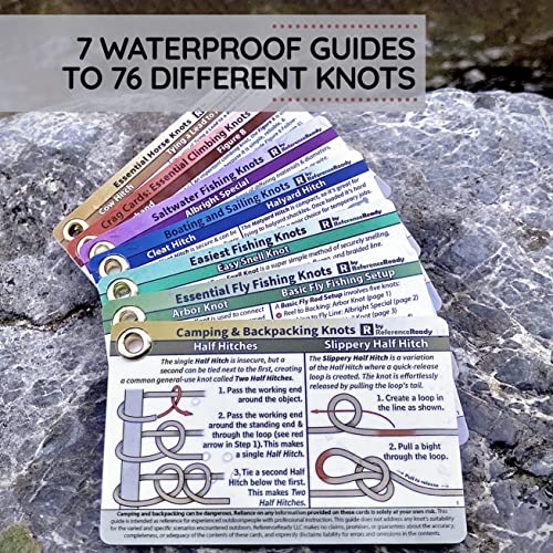 Complete Knot Card Bundle - Waterproof Outdoor Rope & Fishing Knots Guide