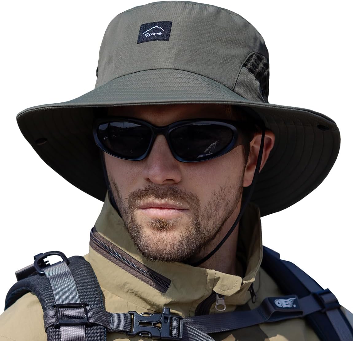 Skiennix Fishing Hat - UPF50+ Wide Brim Sun Hat for UV Protection | Ideal for Hiking & Beach Use