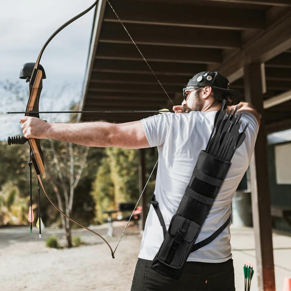 PSKOOK Archery Quiver - Lightweight Back Arrow Holder for Easy Access | Durable Design
