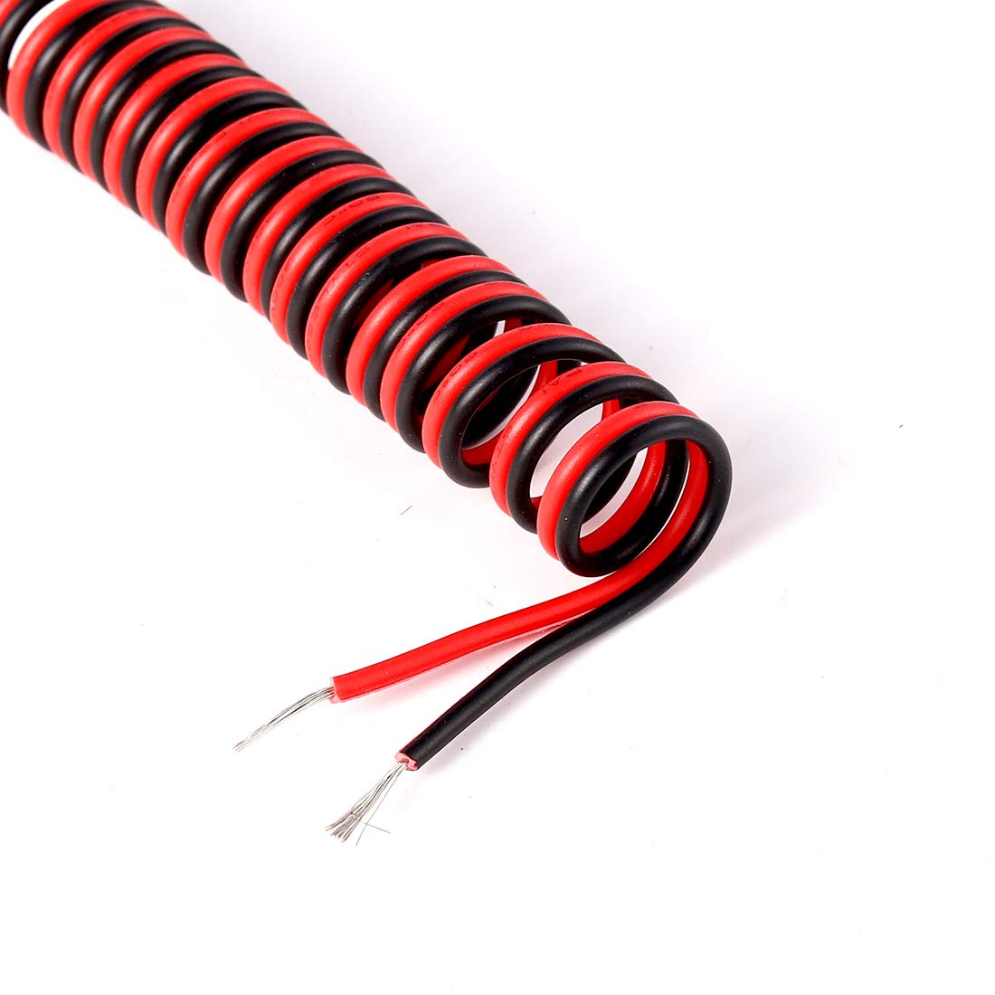 Shangyuan LED Strip Light Extension Cable - 66ft 22AWG 2-Pin Wire for Marine Boat Lighting