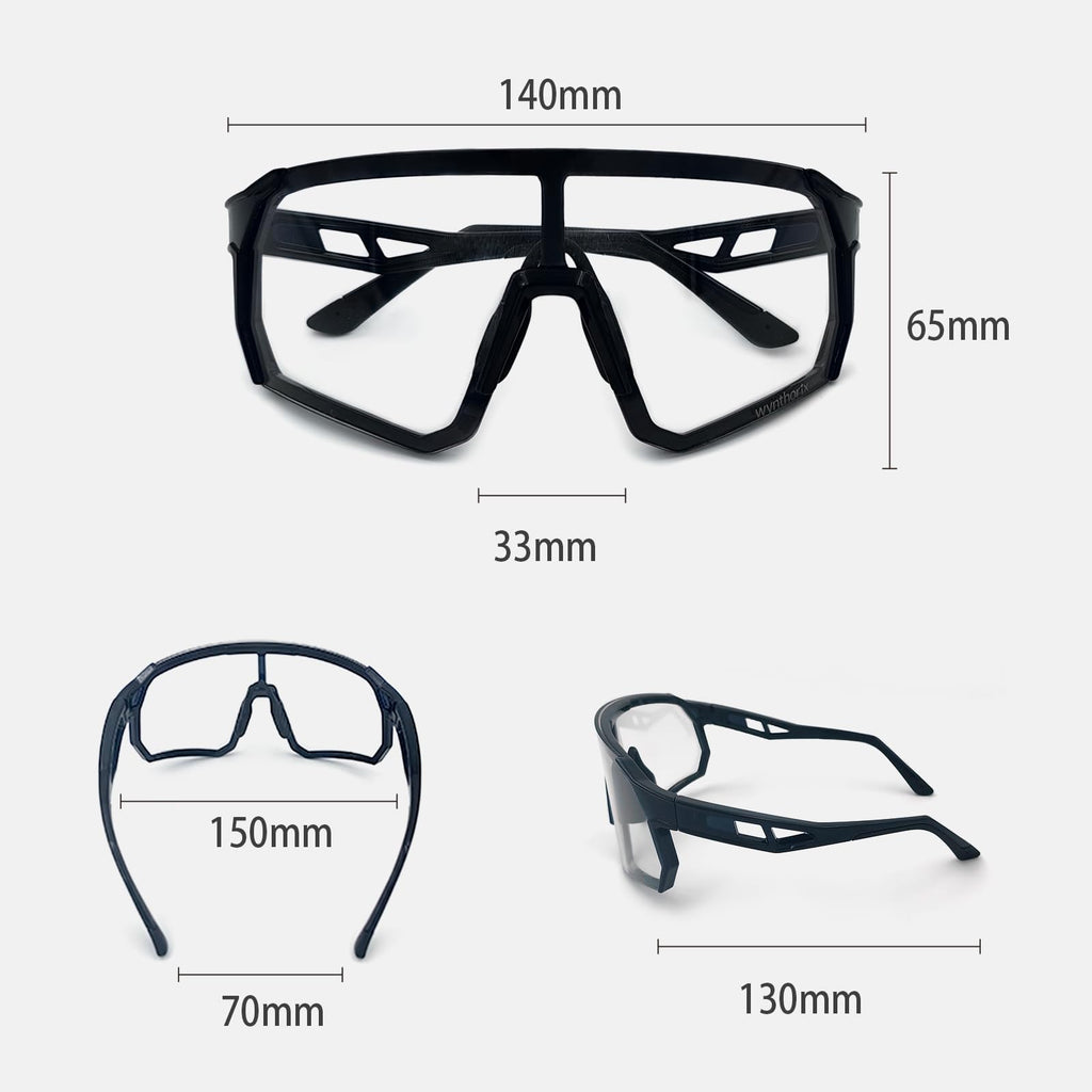 Wynthorix VeilGlam Pickleball Glasses for Men Women, Clear Protective Eyewear UV Protection Safety Sunglasses ANSI Anti Fog Scratch Tennis Squash Racquetball Goggles (blue)
