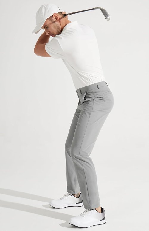 Libin Men's Golf Pants - Quick Dry Lightweight Stretch Trousers | Casual Work Dress Pants with Pockets (30"/32"/34")