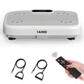 YAMO Vibration Plate Exercise Machine, Vibrating Plate for Lymphatic Drainage Weight Loss, 330lbs Capacity Whole Body Shaking Workout Fitness Platform for Women Men