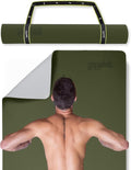Gogokiwi Extra Wide Yoga Mat - Non-Slip Fitness Mat with Alignment Marks | 72"L x 36"W for Yoga & Pilates