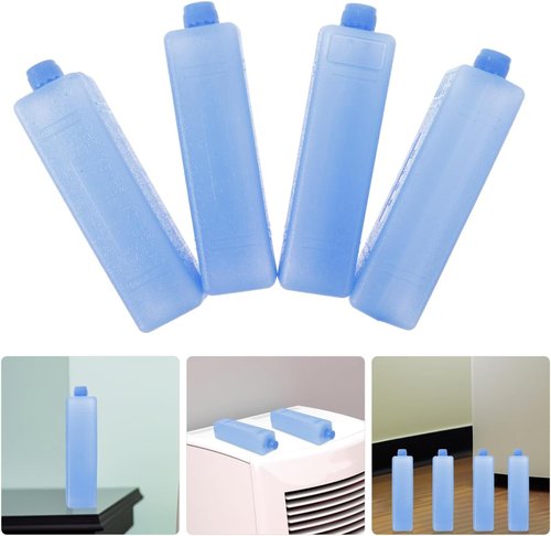 Homoyoyo Reusable Ice Pack - 4 Pack Freezer Packs for Coolers & Lunch Boxes | Blue Color