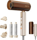 GOMYTH Dual Voltage Hair Dryer | 5-in-1 Air Styler with High-Speed Blow Dryer & Travel Bag - Compact & Safe