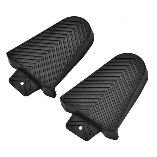 HilBeliFU 1Pair Cycling Shoes Cleat Covers, Comfortable Bike Pedal Cleat Cover, Rubber Road Bike Pedal Protectors, Replacement Pedals Cleats Compatible with SPD SL, 3.7x2.5x0.6in