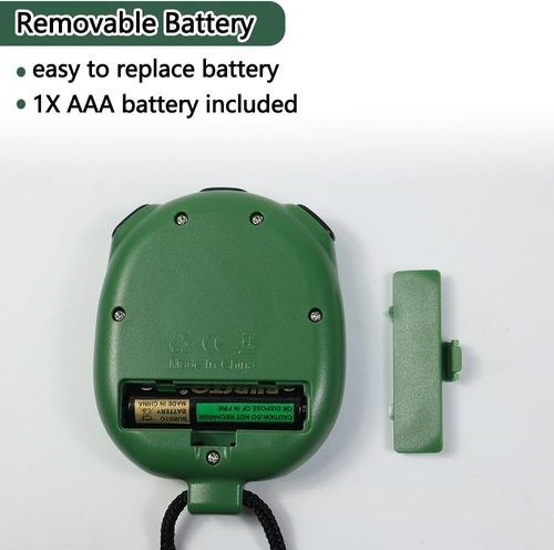 Digital Stopwatch Timer by [Brand Name] - 2 Pack with Large Display & Countdown Feature | AAA Battery Included