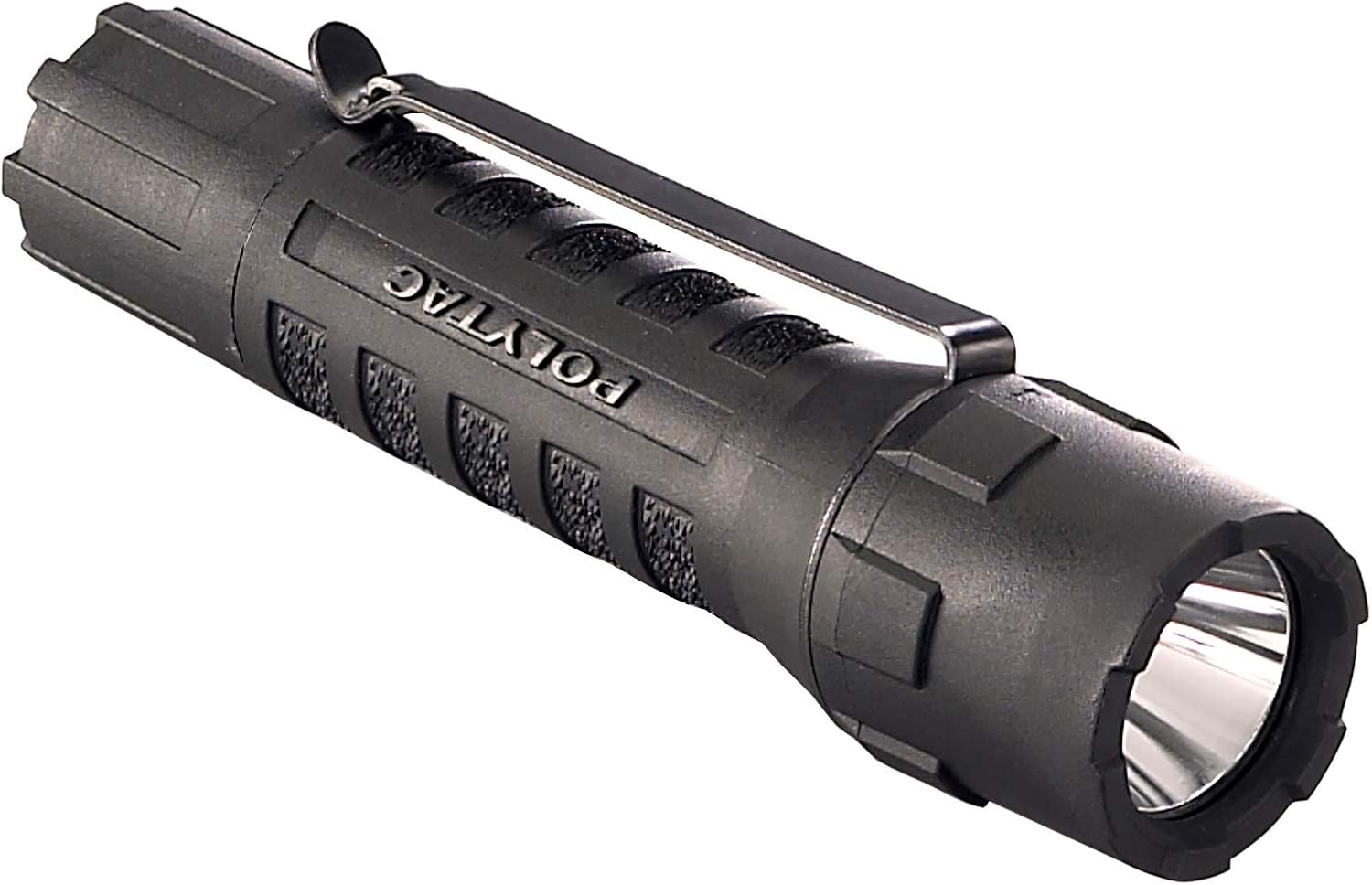 Streamlight 88850 PolyTac LED Flashlight - 600 Lumen, 11500 Candela, Ten-TAP Programmable, Black