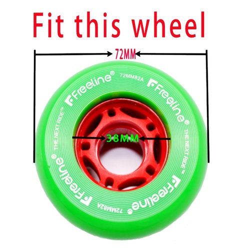 vanpro® DIY Electric Long Skateboard 7243PU70MM Wheel Drive Wheel Pulleys Kit Parts Double Kicktail Small Fish Brush Street (7243Pulley+5065 Motor Mount)