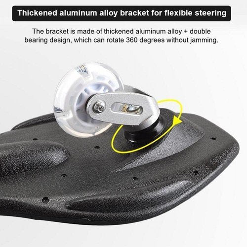 XUDREZ Caster Board Skateboard, Compact and Lightweight Caster Board Deluxe Junior Caster Board in Amazing 8 Color with Illuminating Wheels and 360 Degree Casters for More Excitement and Fun