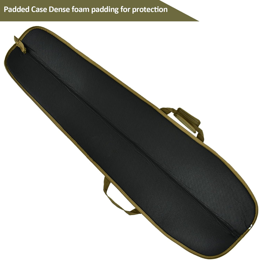 Soft Scoped Rifle Case - 52/54 Inch Padded Tactical Gun Bag for Shotguns | Ideal Hunting Accessory