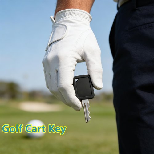 Club Car Replacement Golf Cart Keys - 3-Pack (1A, 1B, 1C) Compatible with 105068002 & 101974701, Carryall 300, 500, 510, 550, 700, 710 (2014-Current) & Precedent/Onward Models Durable Ignition Key Set