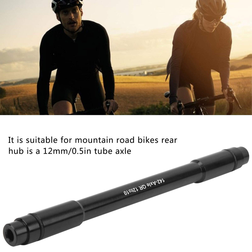 VGEBY Bikes Wheel Rear Fork Axle, 12mm Rear Bikes Thru Axle to 9mm Thru Axle Quick Release Hub Skewer Adapter (142 * 12)