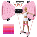 Waist Twister Machine Exercise, Home Ab Twister Board Fitness Tool Capacity 265lbS with Resistance Loop, Anti-Slip Twist Workout Equipment with Smart Digital Monitor for Women and Men Belly Fat Burn