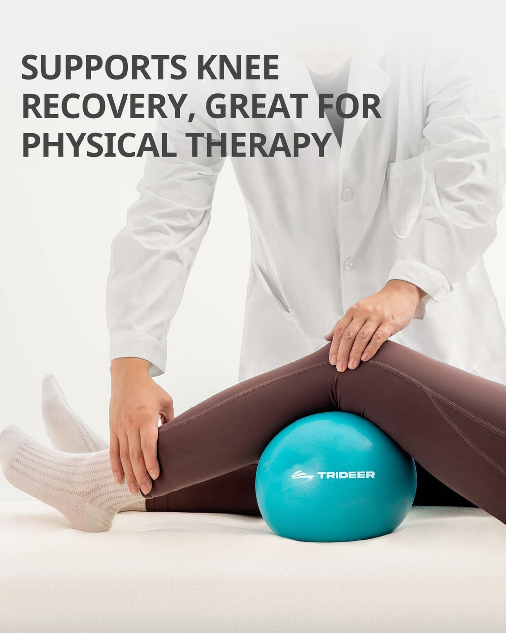 Trideer 9-Inch Pilates Ball - Small Exercise Ball for Yoga, Core Training & Stability