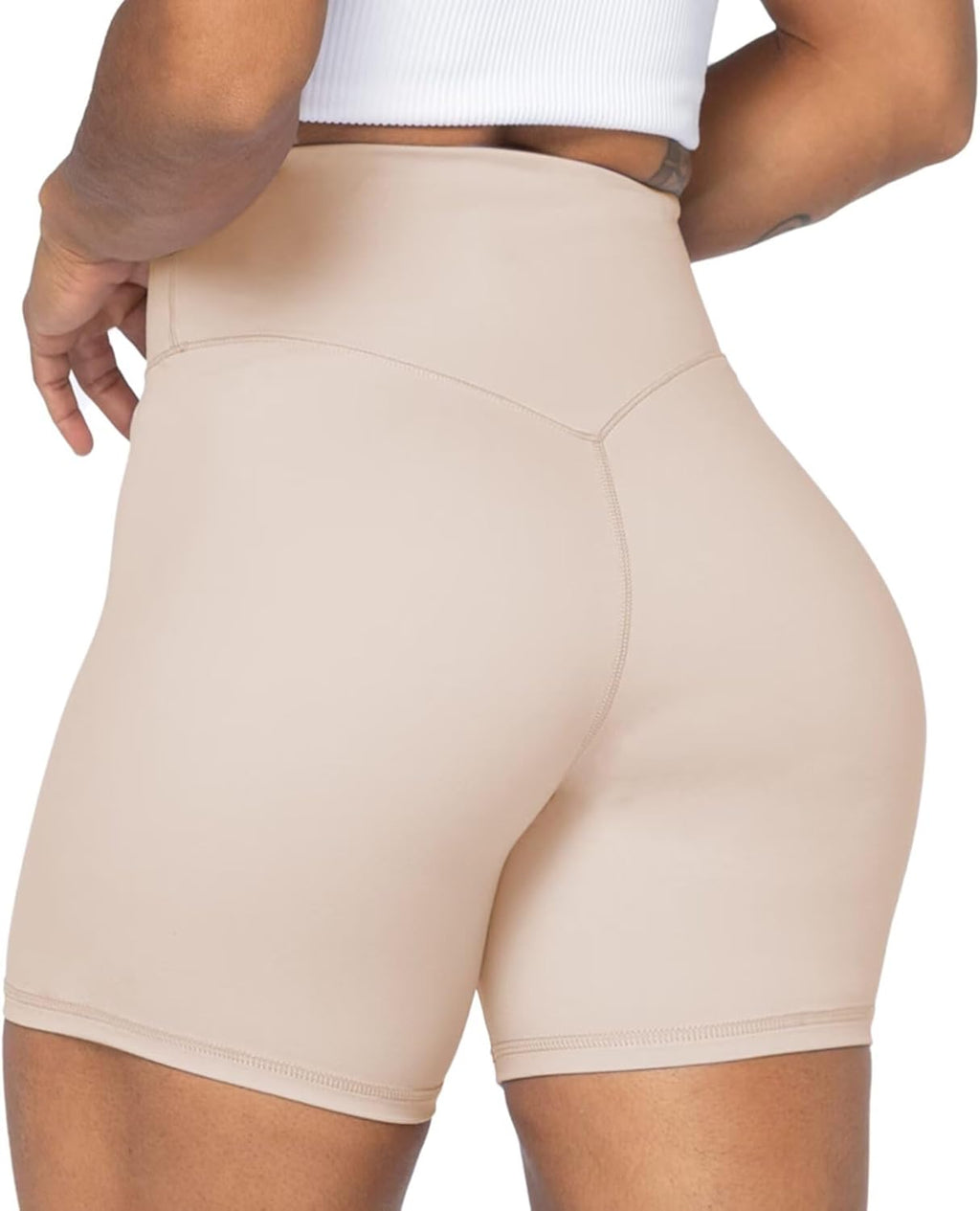 Sunzel High Waist Biker Shorts - Squat Proof Yoga & Workout Shorts for Women | Comfortable Fit