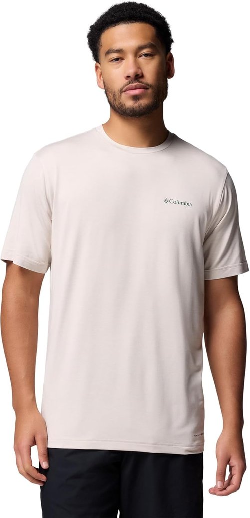 Columbia Men's Kwick Hike Back Graphic Tee - Dark Stone Heather | X-Large Comfort & Style