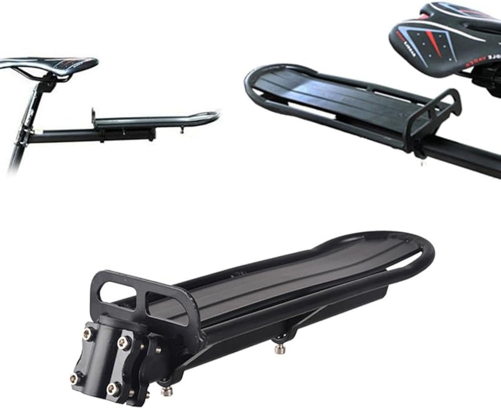 Takelablaze Bike Rear Rack Retractable Bike Luggage Cargo Rack Aluminum Alloy Bicycle Cargo Rack Mount Rear Seat Post Rack