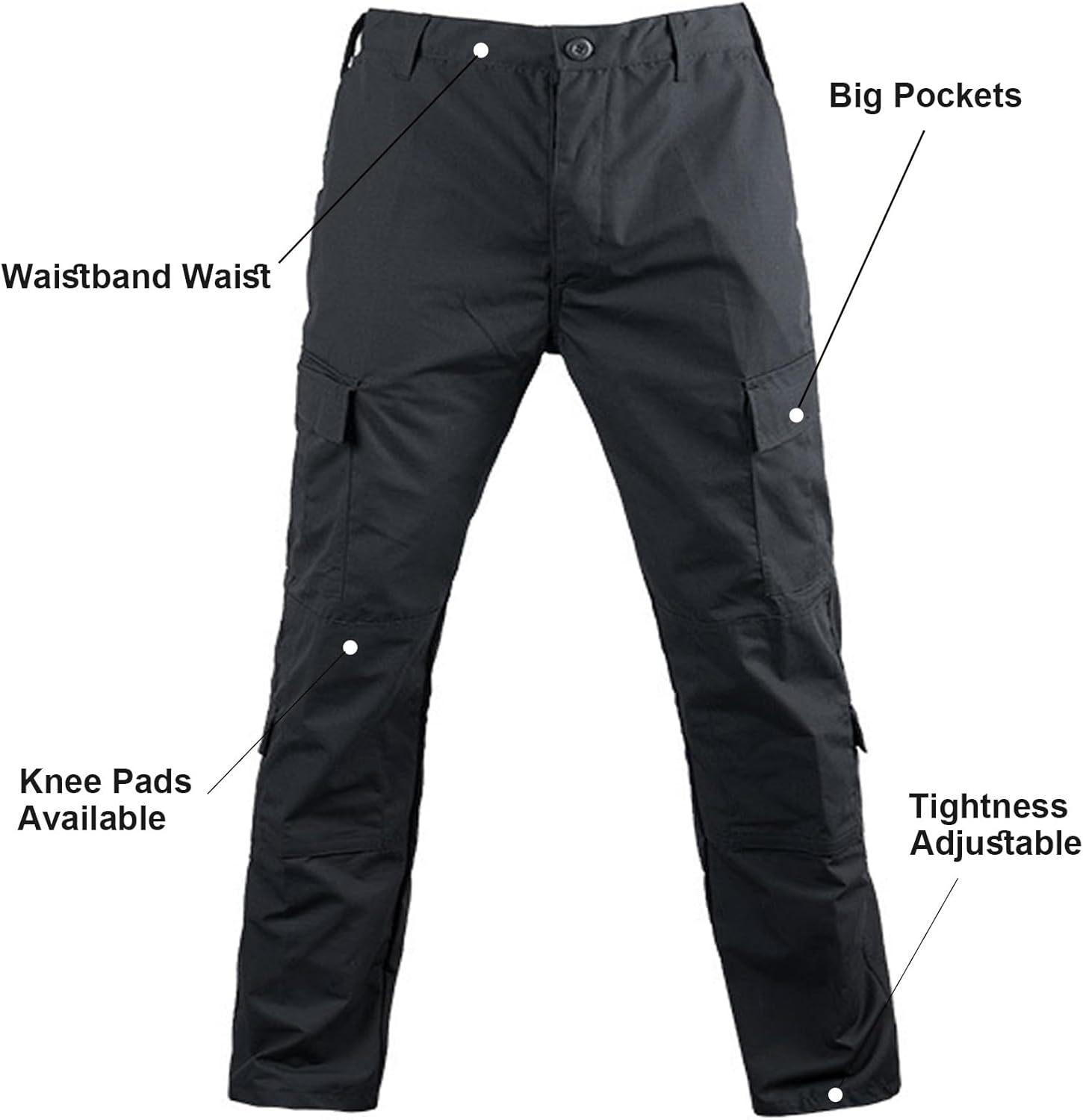 Skiennix Tactical Suit - Combat Pants & Shirt Set with Cap, Gloves, Balaclava | Black Camo Military Gear