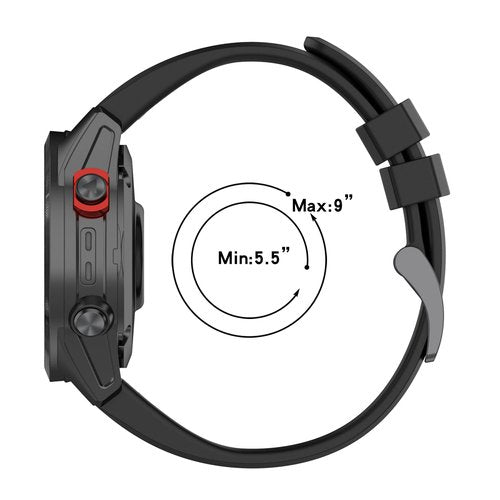 REYDA Silicone Band Compatible with Garmin Fenix 7/7 Pro/6/6 Pro/5/5 Plus, 22mm Quick Fit Watch Band Soft Breathable Silicone Bracelet Wristband Replacement Band for Garmin Quatix 8 47mm/7 Pro/7/6/5