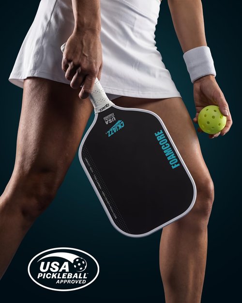 Pickleball Paddle – Carbon Fiber Pickleball Paddle – 100% Foam Core Performance Paddle