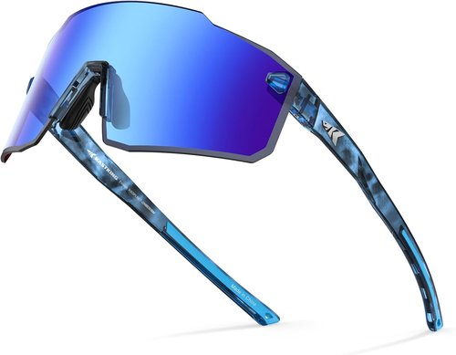 KastKing Etowah Polarized Sports Fishing Sunglasses, With PuriVex Protective Lens Coating, Rimless Wrap Design, Men Women