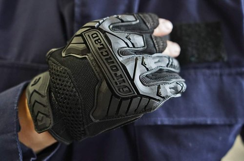 Ironclad Tactical Gloves - Impact Trigger Design | TAA Compliant for Military & Law Enforcement | Machine Washable, Black, Size Medium