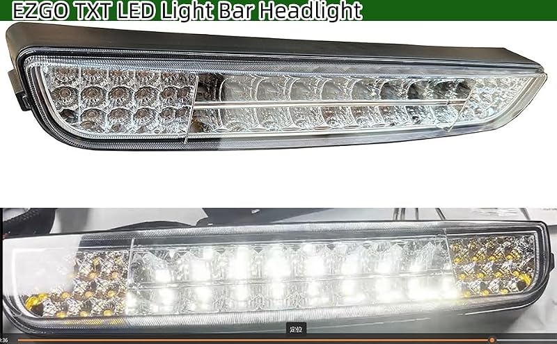 Golf Cart LED Light Bar Kit for EZGO TXT 1994.5-2013 - Waterproof & Energy Saving