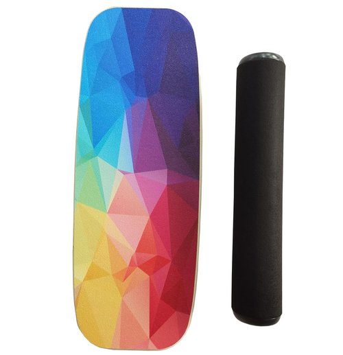 Adjustable Distance Balance Surfboard - Indoor & Outdoor Surfing Trainer, 300lbs Capacity, Non-Slip Safety (multicolour)