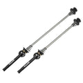 X AUTOHAUX 1 Pair Bicycle Quick Release Axles Skewers Lever Front Rear Bike Axle Wheel Block Hub 140mm 5.51" 180mm 7.09" Black for MTB Moutain Road Bike