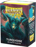 Dragon Shield | Matte Card Sleeves - 100 CT Standard Size | Smooth & Durable TCG Protection | Turquoise