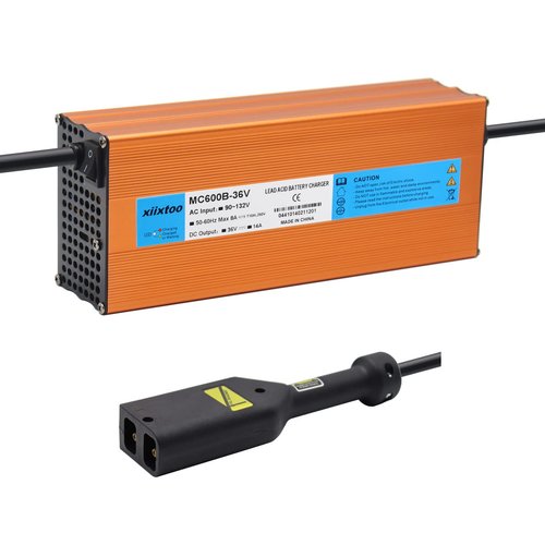 xiixtoo 14 AMP 36 Volt Golf Cart Battery Charger Replacement Compatible for 36 Volt EZGO TXT Golf Carts with D Style/Powerwise Plug