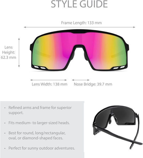 Knockaround Campeones Sport Sunglasses - UV400 Protection for Men & Women | Ideal for Baseball, Cycling & Running