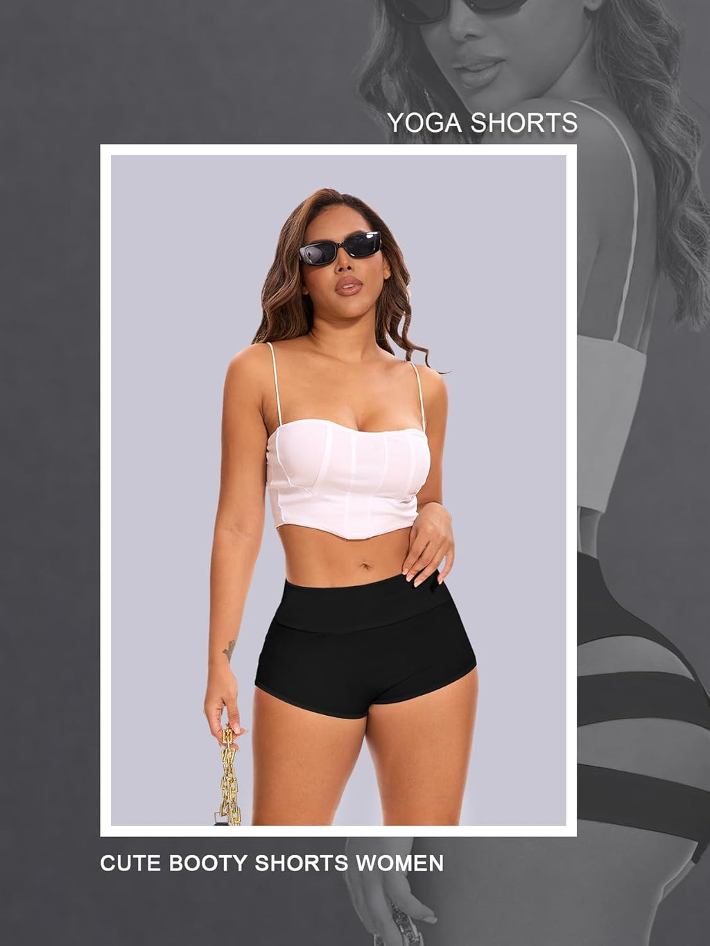 Skiennix Booty Lifting Yoga Shorts - High Waisted Scrunch Design for Ultimate Comfort | Activewear