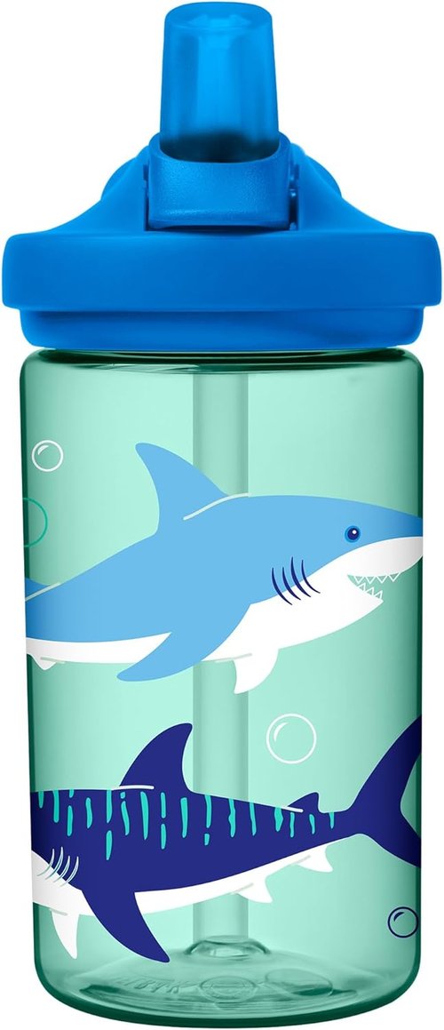 CamelBak Eddy+ Kids Water Bottle - Bite Valve Straw Design | Eco-Friendly Tritan Renew Material