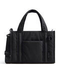 BAGSMART Boxy Tote Bag for Women, Crossbody Bag with Zipper, Crush Bow Purses for Travel Work College, Classic, Mini
