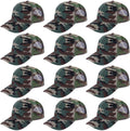 ZH 12 Pack Mesh Trucker Hats - Bulk Baseball Caps for Men & Women | Stylish & Comfortable