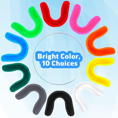 Frienda Sport Mouth Guards - 10 Pcs Gum Shield for Teeth Protection | Ideal for Boxing, Basketball, Football, and More