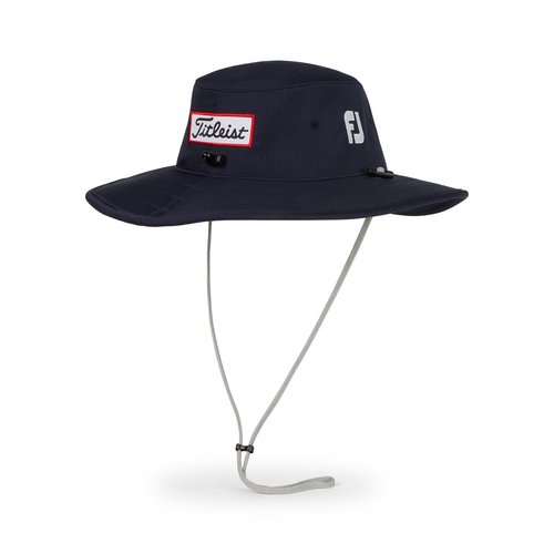 Titleist Men's Tour Aussie Golf Hat, Navy/White