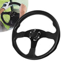 VOONKE Universal Golf Steering Wheel Ergonomic Fit for Club Car DS for Club Car DS Precedent for EZGO for Yamaha Golf-Frame Black