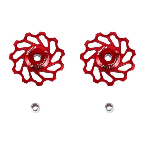 Ceramic Derailleur Pulley Wheel, Rear Derailleur Pulley, Ceramic Bearing Wheel Aluminium Alloy Rear Derailleur Roller 11T/13T (2pcs), Wholesale Business