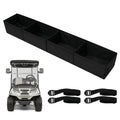 YUWEIDG0769 Golf Cart Inner Front Storage Basket, No Drilling Golf Cart Organizer Collapsible, Universal Compatible with EZGO Club Car Yamaha Kandi Electirc Golf Carts, Dash Organizer Tray