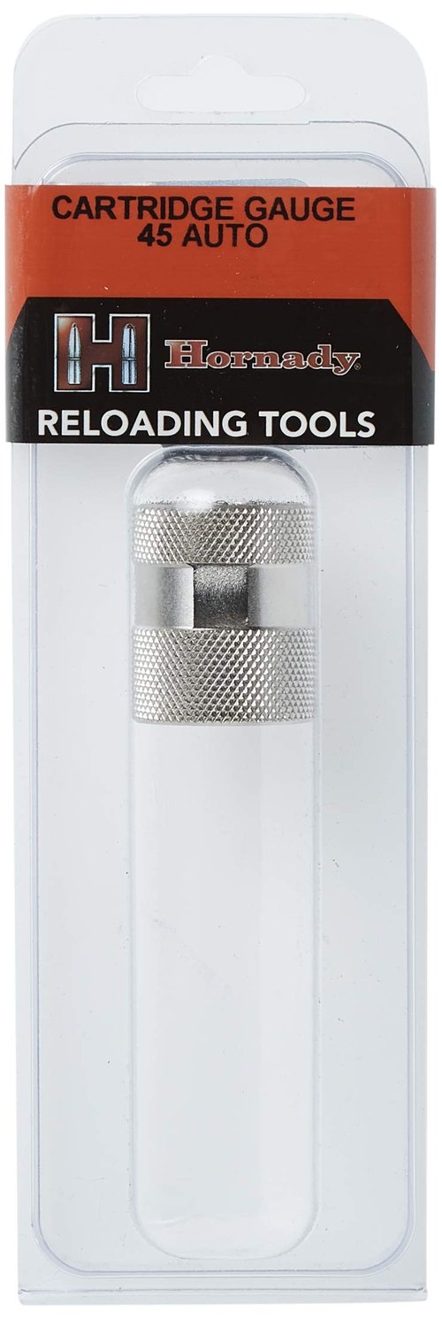Hornady Lock-N-Load Cartridge Gauge 45 Auto, 380706 - Reloading Supplies to Help Check Cases & Ammo Specifications - Caliber Specific, Cylindrical Precision Steel Gauges Cut to Fit SAAMI Tolerances
