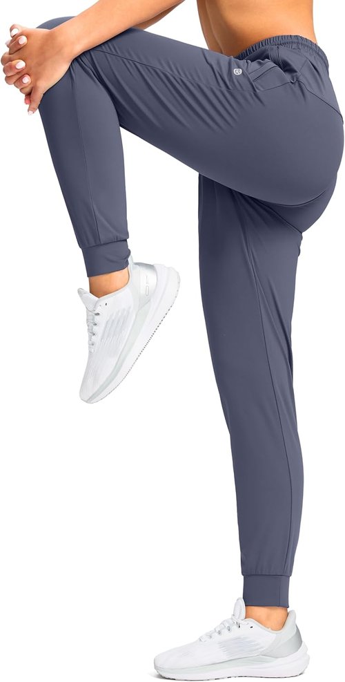 G Gradual Women's Joggers - Tapered Running Sweatpants with Zipper Pockets | Comfortable Lounge Wear