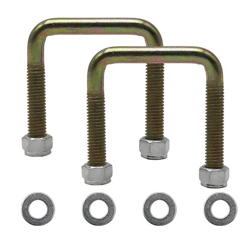 Aynaxcol 72124G01 72618G01 72029G01 Golf Cart Rear Spring U Bolt Leaf Spring Bolts Replacement for EZGO TXT 1994-up Electric and Gas, Includes Nuts (2 Pcs)