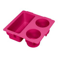 Cup&Phone Holder for Bogg Bag XL Fit for Stanley Cup, Snacks & Drinks Tray Organizer for bogg Bag Accessory, Ideal for Beach, Pool & Outdoor Trips, Special Design (Rose Red)