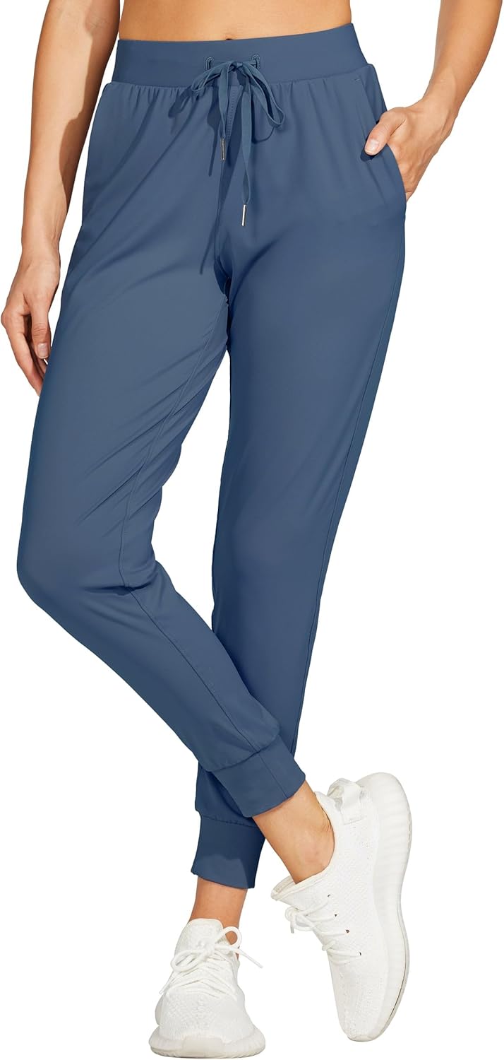 Willit Women's Joggers - Lightweight Athletic Sweatpants with Pockets for Running & Workouts