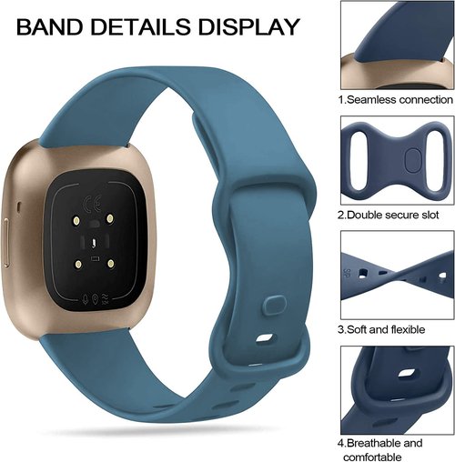 Compatible with Fempoin Smart Watch Bands, Quick Release Silicone Sport Strap Replacement Watchband with Woven Loop Design Compatible with Fempoin T10 Pro 40mm 1.43 Inches Smart Watch (3 pack-1, 22mm size band)