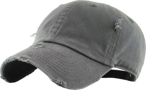 KBETHOS Vintage Distressed Cotton Dad Hat - Adjustable Unisex Baseball Cap in Classic Style